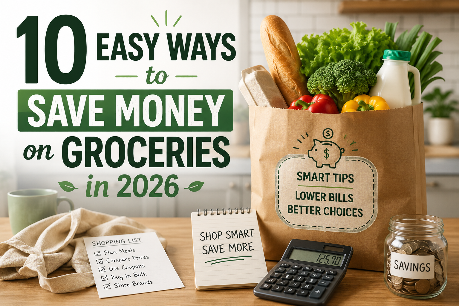 10 Easy Ways to Save Money on Groceries in 2026